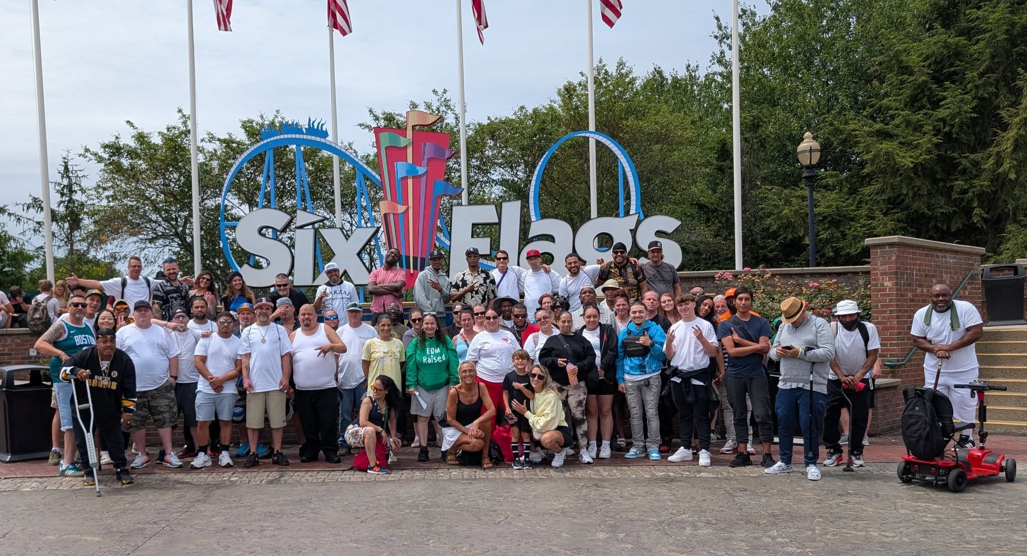 The Recovery Connection members during Community Meeting